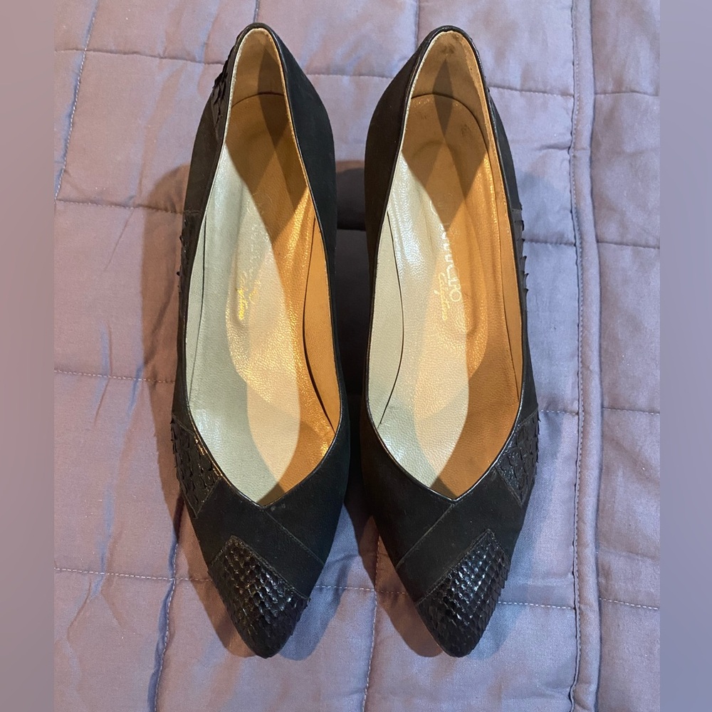 black heels